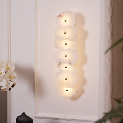 Alabaster Wall Lamp with Soft Glow