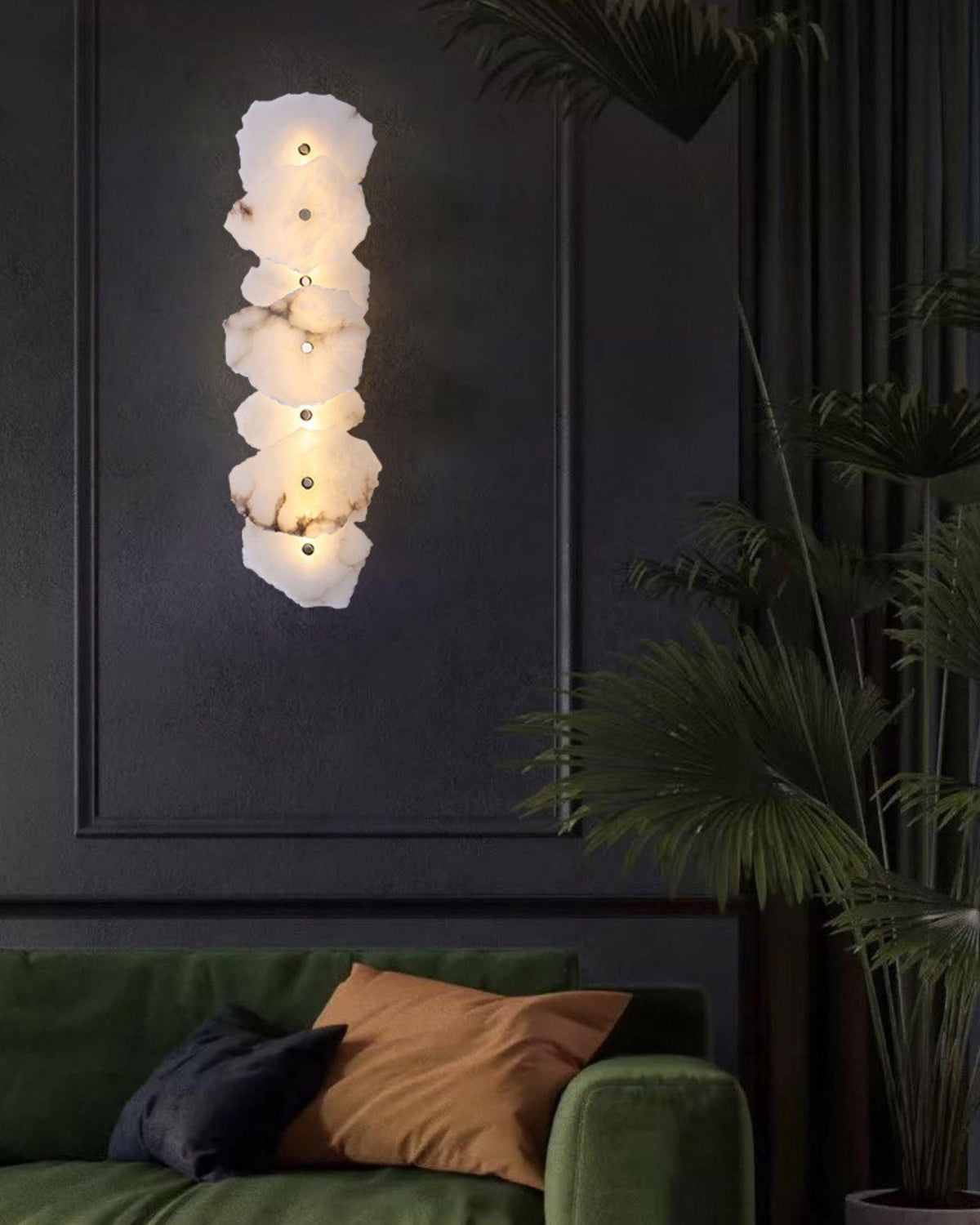 Alabaster Wall Lamp with Soft Glow