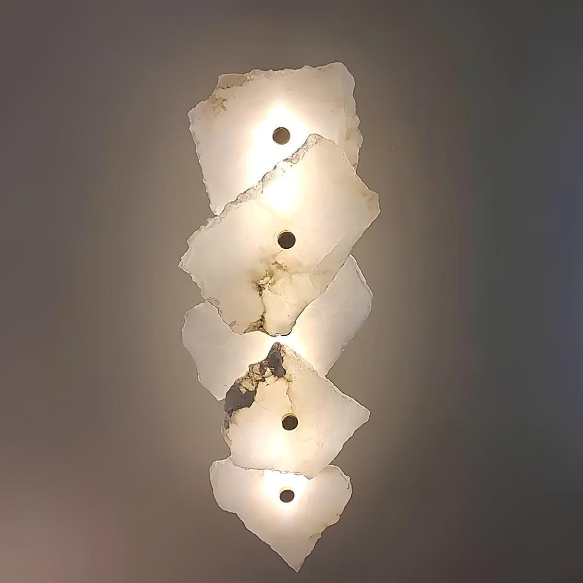 Alabaster Wall Lamp with Soft Glow