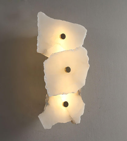 Alabaster Wall Lamp with Soft Glow