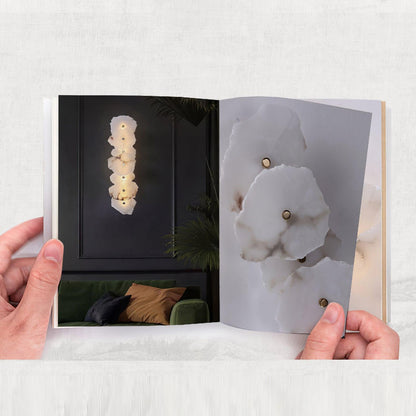 Alabaster Wall Lamp with Soft Glow