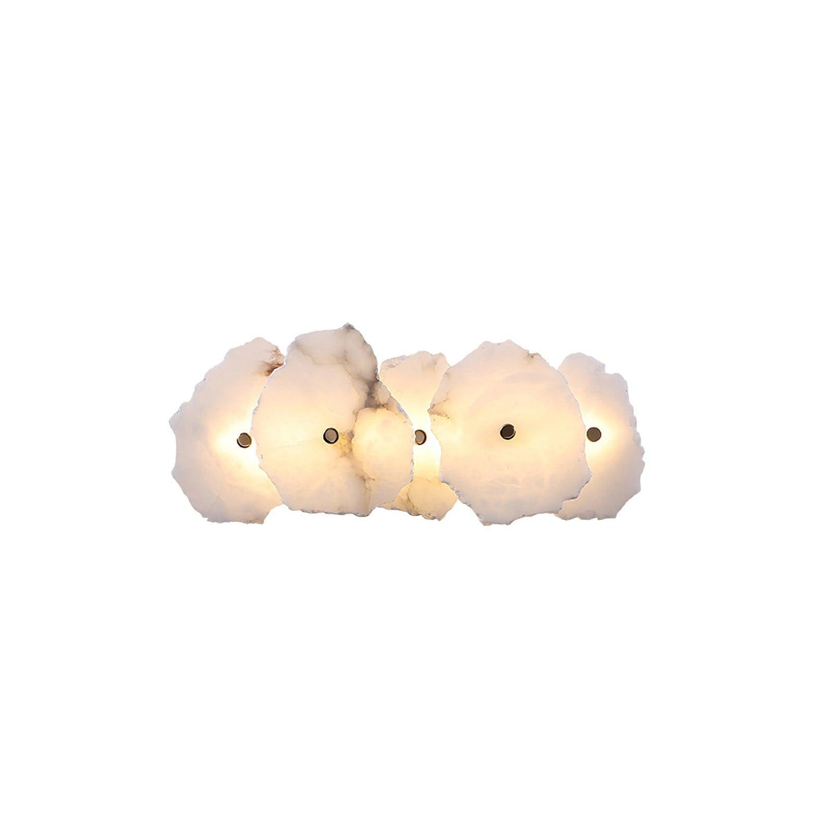 Alabaster Wall Lamp with Soft Glow — detail view