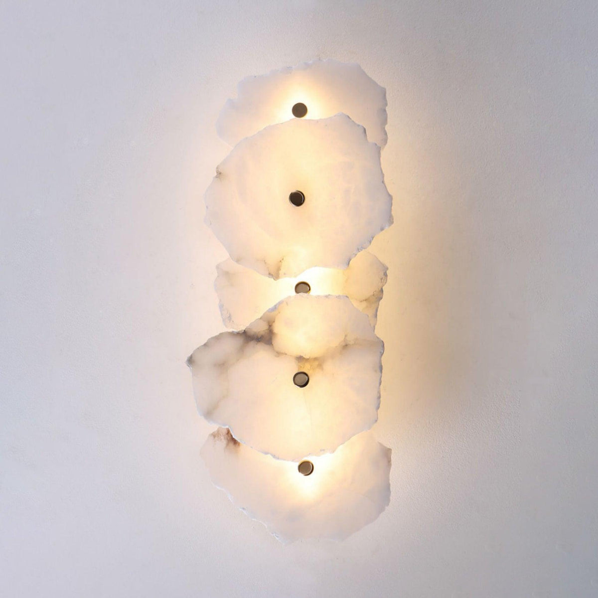 Alabaster Wall Lamp with Soft Glow