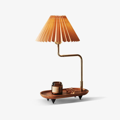 Gold Accent Table Lamp with Adjustable Brightness — alternate angle