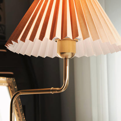 Gold Accent Table Lamp with Adjustable Brightness