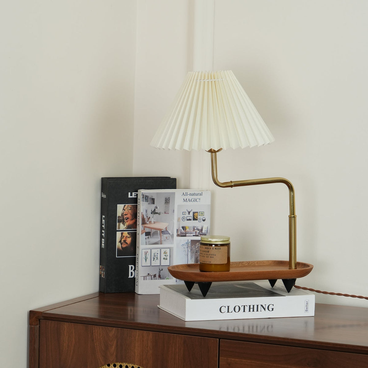 Gold Accent Table Lamp with Adjustable Brightness