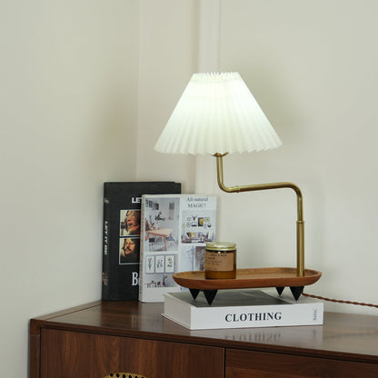 Gold Accent Table Lamp with Adjustable Brightness