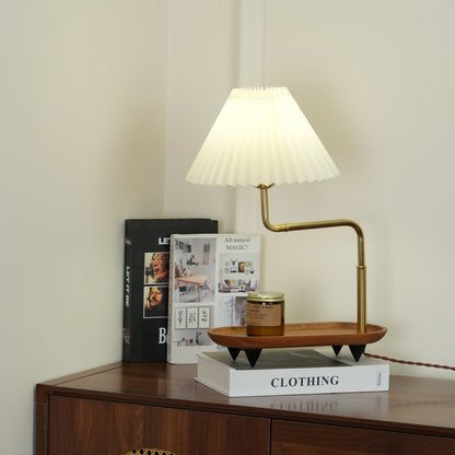 Gold Accent Table Lamp with Adjustable Brightness