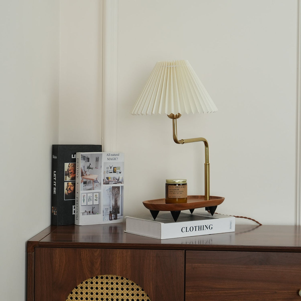 Gold Accent Table Lamp with Adjustable Brightness