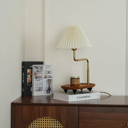 Gold Accent Table Lamp with Adjustable Brightness