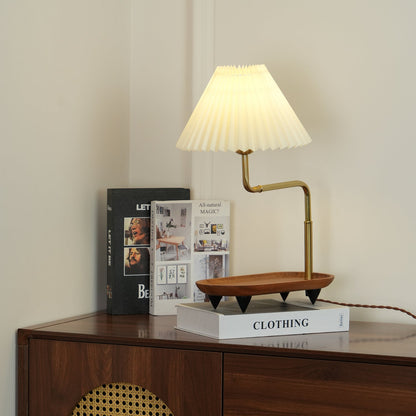 Gold Accent Table Lamp with Adjustable Brightness