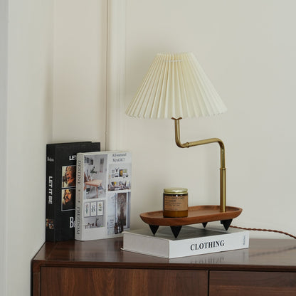 Gold Accent Table Lamp with Adjustable Brightness