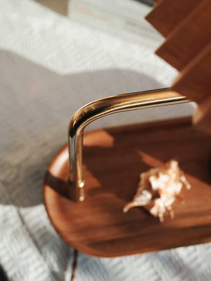 Gold Accent Table Lamp with Adjustable Brightness