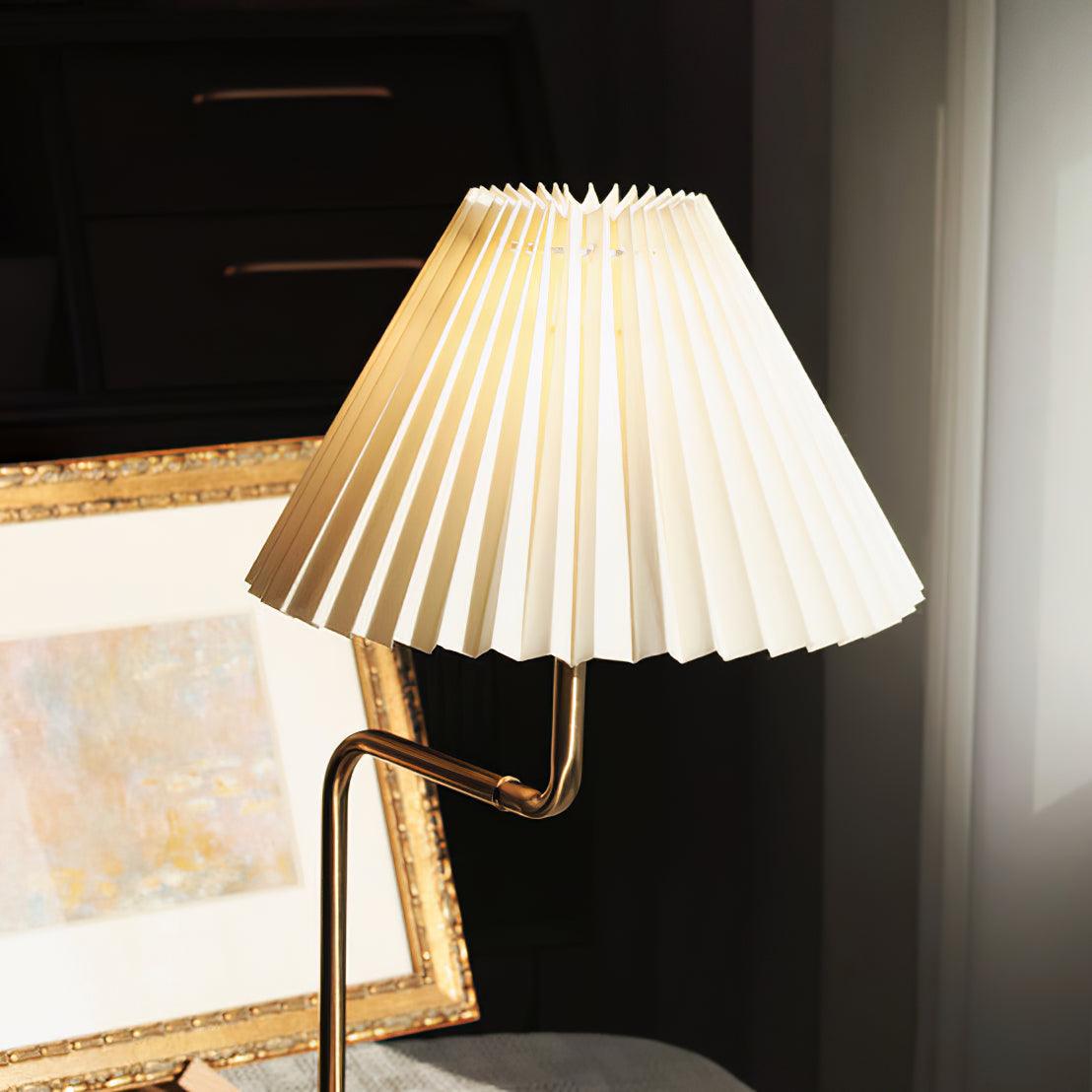 Gold Accent Table Lamp with Adjustable Brightness