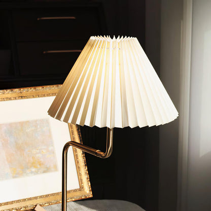 Gold Accent Table Lamp with Adjustable Brightness