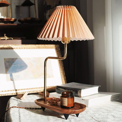 Gold Accent Table Lamp with Adjustable Brightness