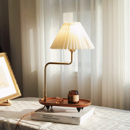 Gold Accent Table Lamp with Adjustable Brightness — detail view