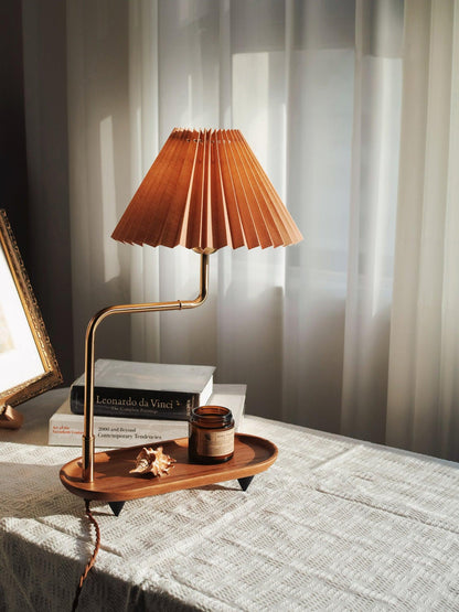 Gold Accent Table Lamp with Adjustable Brightness