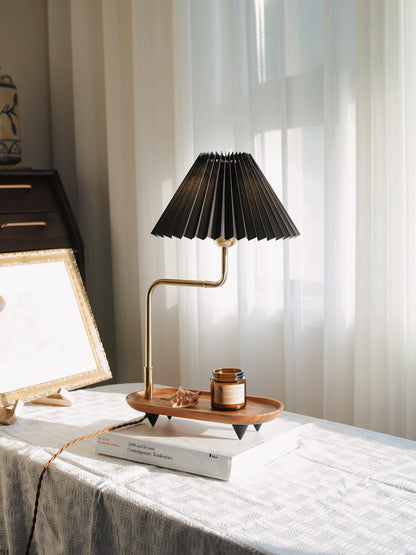 Gold Accent Table Lamp with Adjustable Brightness