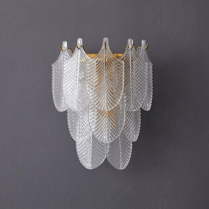 Glass Wall Sconce with Adjustable Light Direction