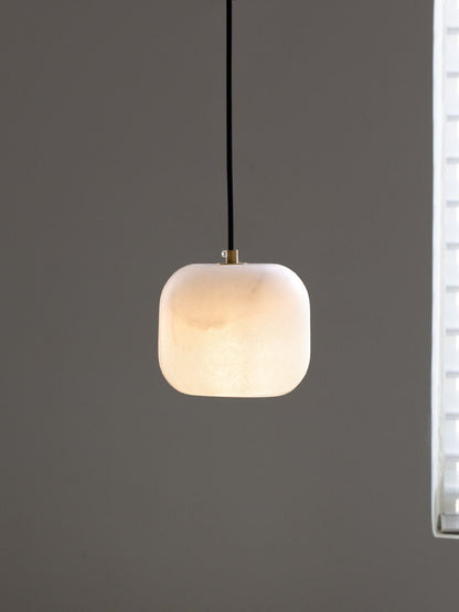 Alabaster Cluster Chandelier with Adjustable Brightness