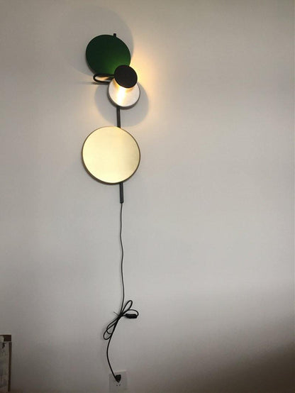 Orb Plug-In Wall Lamp with Adjustable Brightness