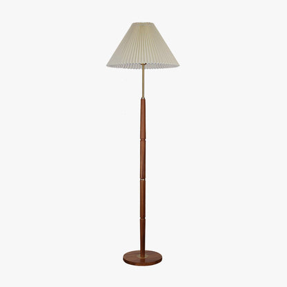 Pleated Floor Lamp with Adjustable Brightness — front view
