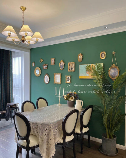Walnut Chandelier with Adjustable Height