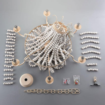 Modern Chandelier with Crystal Accents