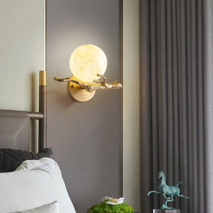 Retro Twig Wall Lamp, Adjustable Light Direction