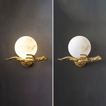 Retro Twig Wall Lamp, Adjustable Light Direction