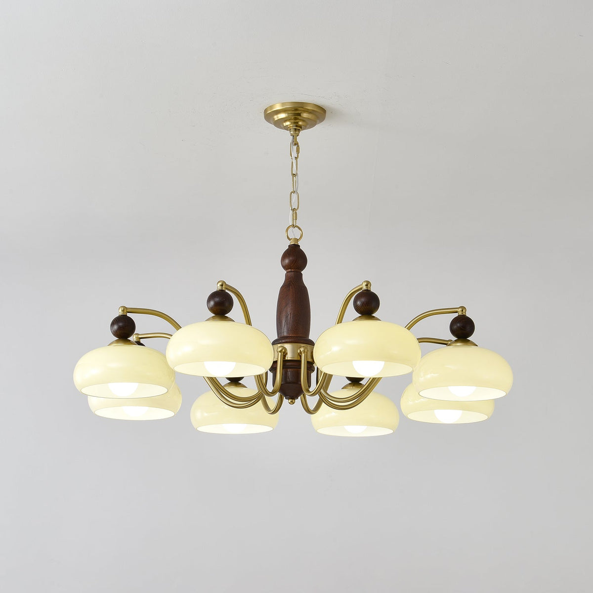 Revival Crown Chandelier with Adjustable Height