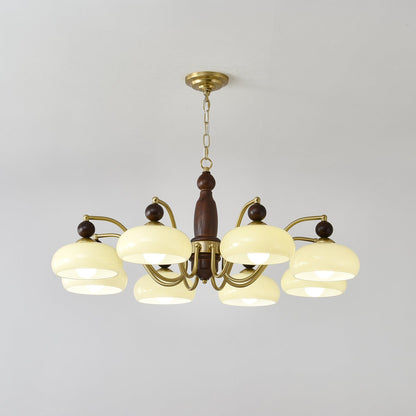 Revival Crown Chandelier with Adjustable Height