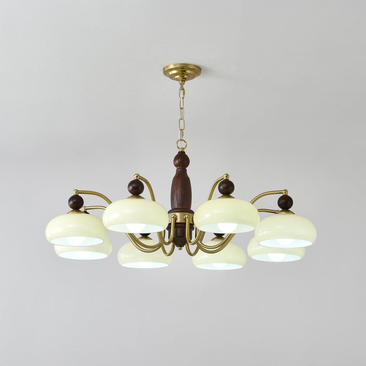 Revival Crown Chandelier with Adjustable Height