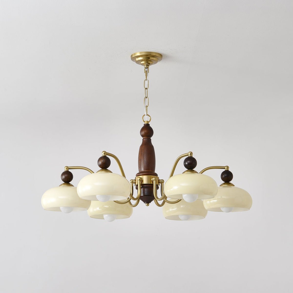 Revival Crown Chandelier with Adjustable Height