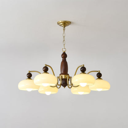 Revival Crown Chandelier with Adjustable Height