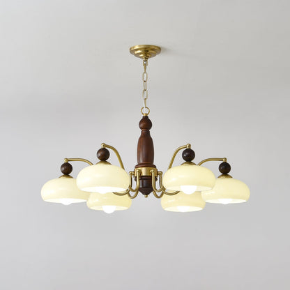 Revival Crown Chandelier with Adjustable Height