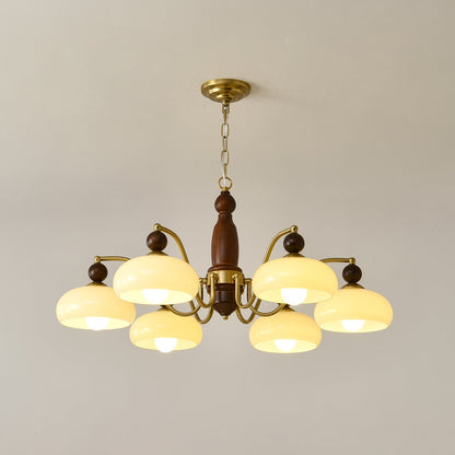 Revival Crown Chandelier with Adjustable Height