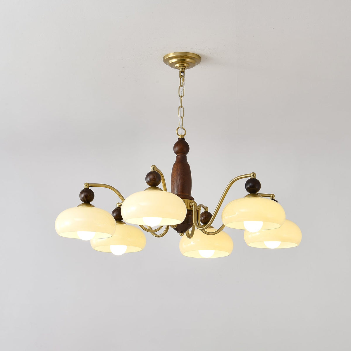 Revival Crown Chandelier with Adjustable Height