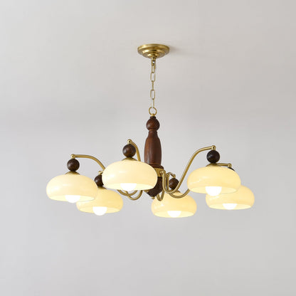 Revival Crown Chandelier with Adjustable Height