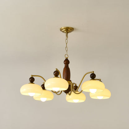 Revival Crown Chandelier with Adjustable Height