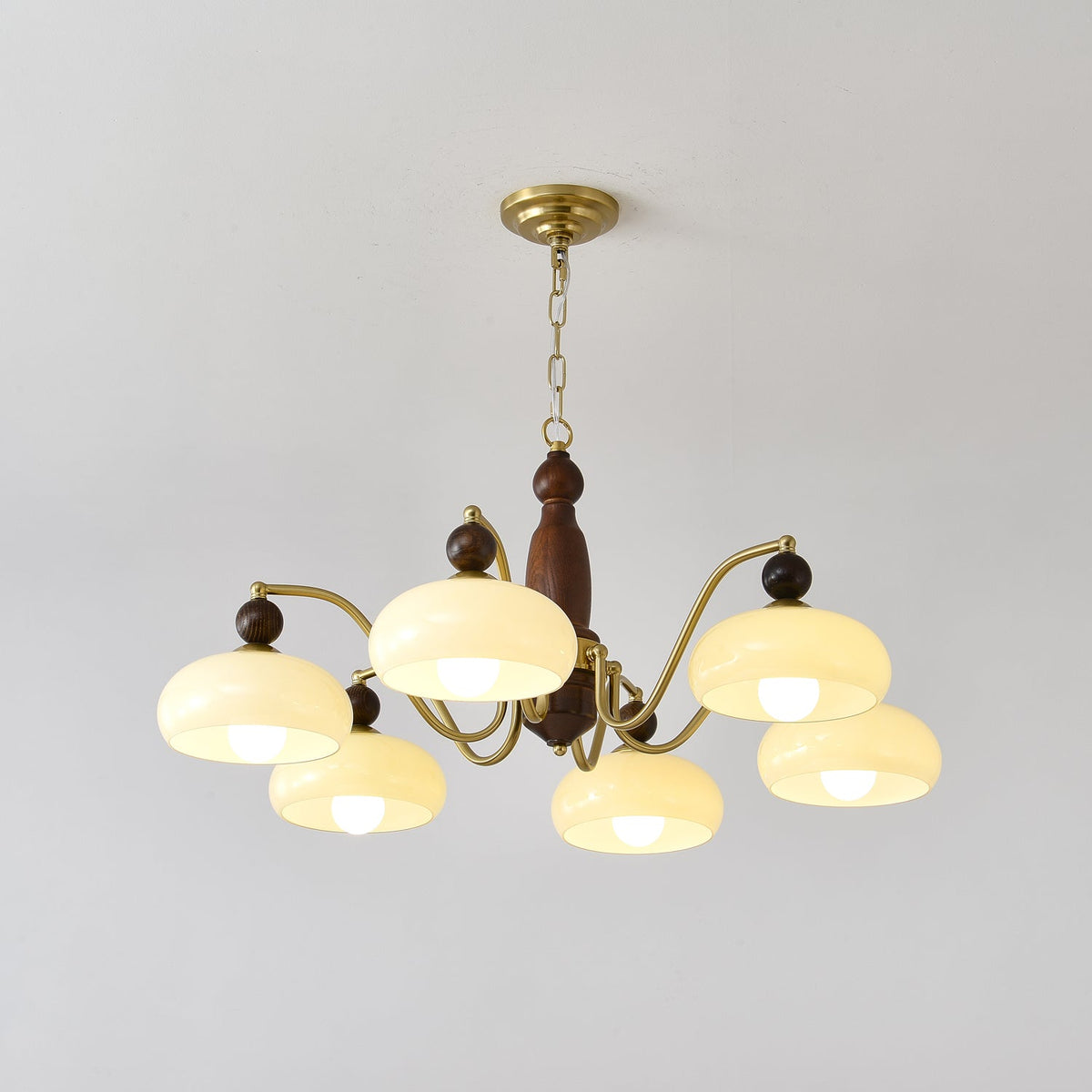 Revival Crown Chandelier with Adjustable Height