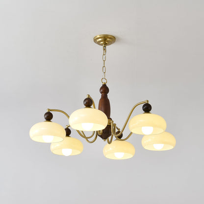 Revival Crown Chandelier with Adjustable Height