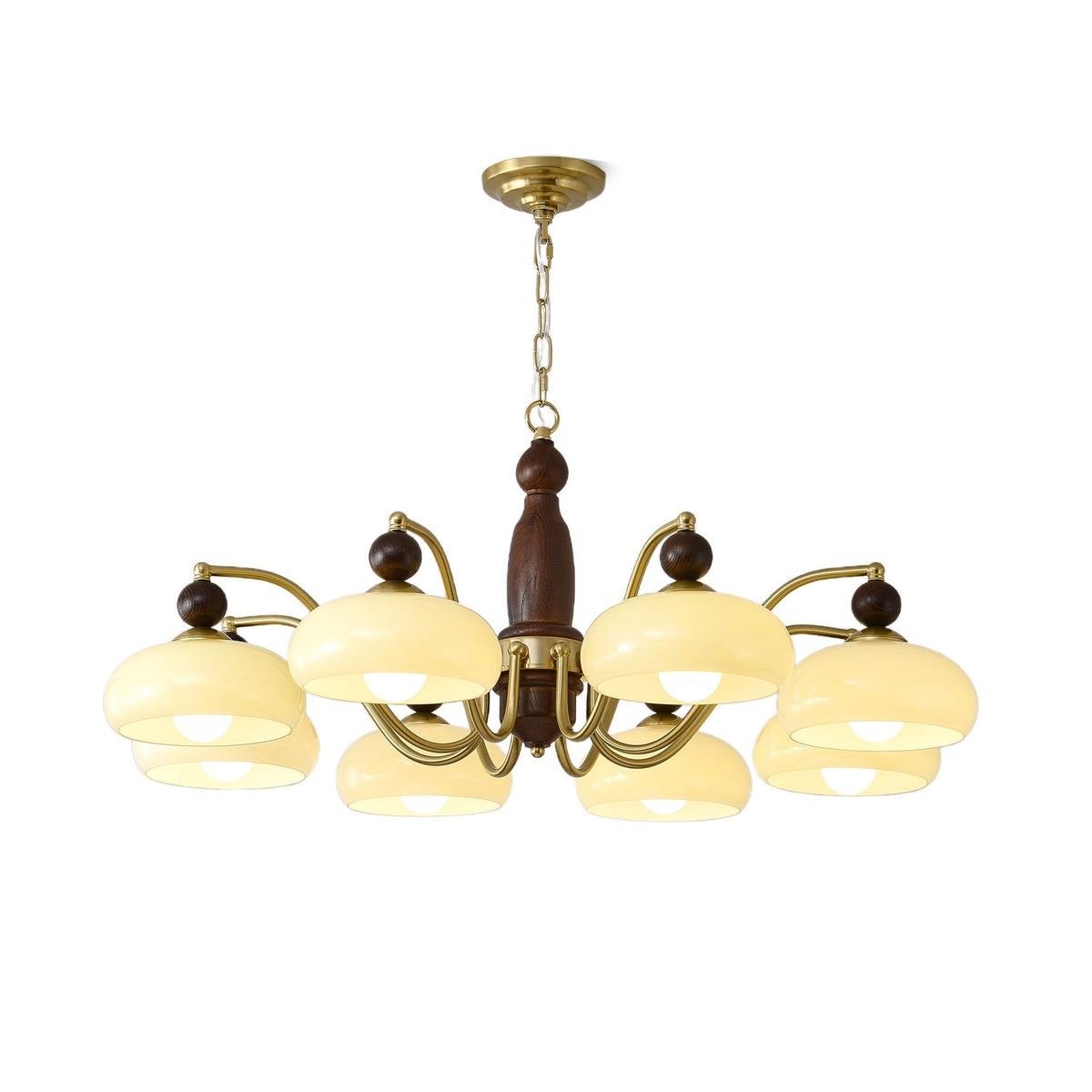 Revival Crown Chandelier with Adjustable Height