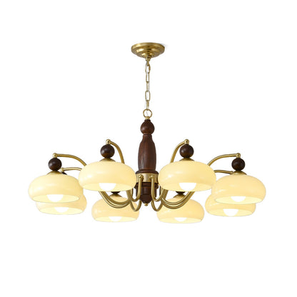 Revival Crown Chandelier with Adjustable Height