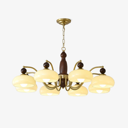 Revival Crown Chandelier with Adjustable Height — detail view