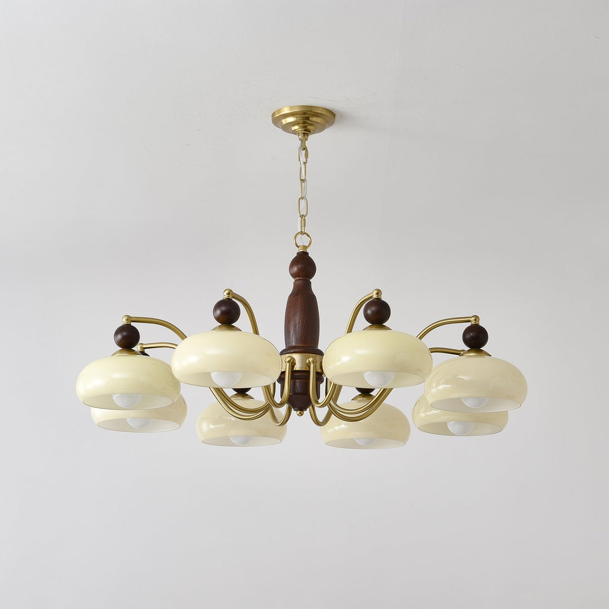 Revival Crown Chandelier with Adjustable Height