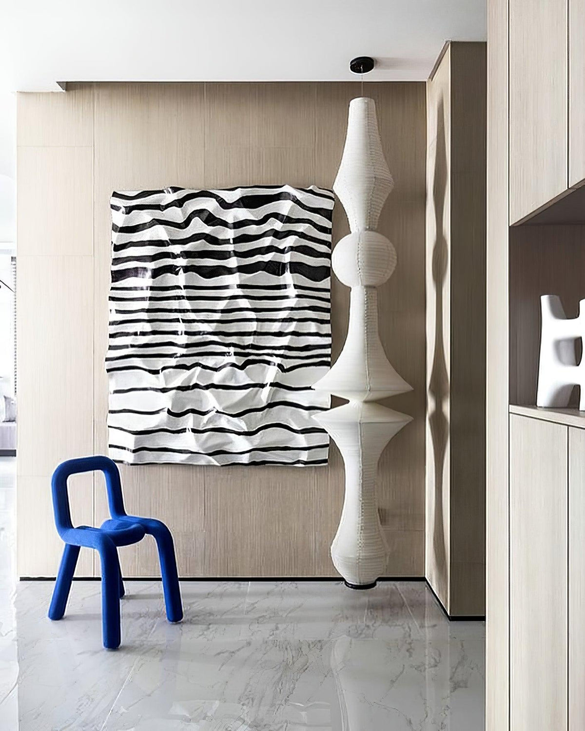Washi Paper E Pendant Light Position 21