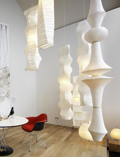 Washi Paper E Pendant Light Position 35