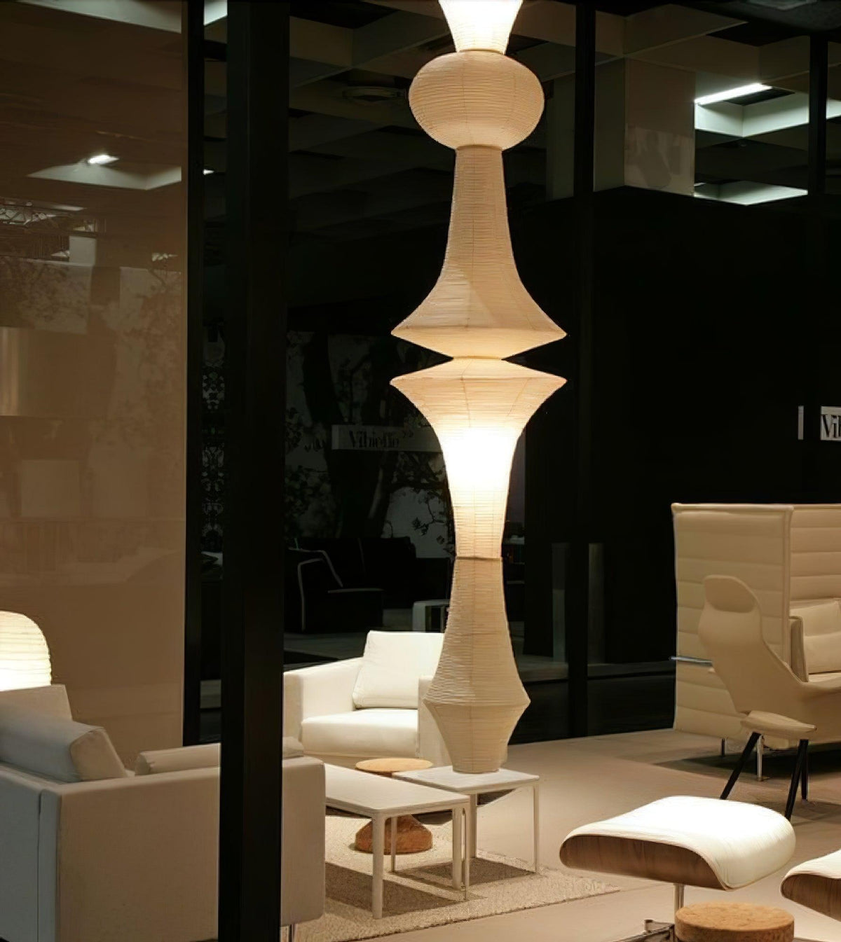 Washi Paper E Pendant Light Position 8